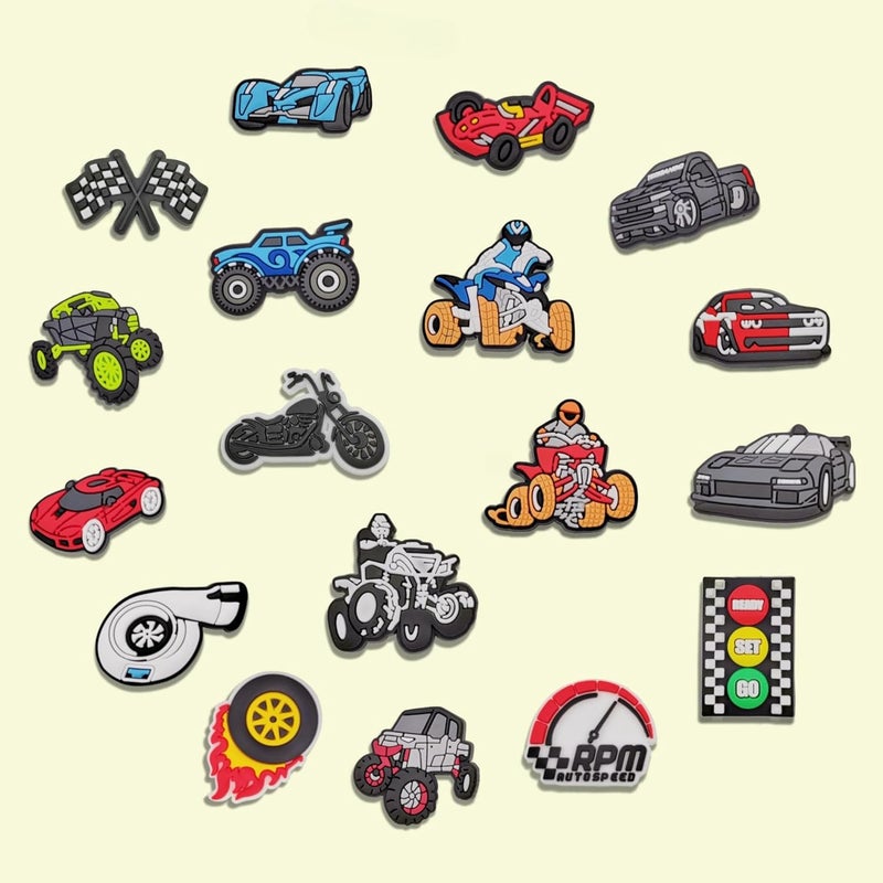 COOTRUKER 30pcs Shoes Charms for Clogs Pins Bag Accessories for Girls Boys Kids Shoes Decoration Charms for Women Men Party Favors - Image 3